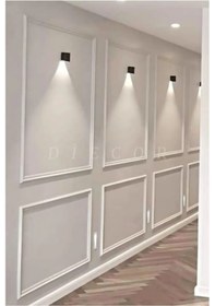 Resim Diecor Boyanabilir Dekoratif Her Alana Uygulanabilir Hazır Duvar Çıtası Turkuaz 2,5 Cm Model:xa270 