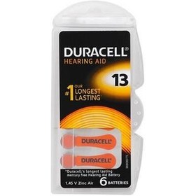 Resim Duracell 13 Numara Düğme Kulaklık Pili İşitme Cihazı İçin 6'lı Paket 