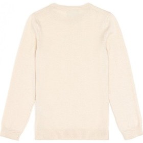 Resim U.S. Polo Assn. Kız Çocuk Krem Bisiklet Yaka Basic Kazak 50293586-VR071 