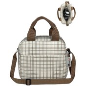 Resim Stylo Bye Bye Lunch Omuz Askılı Beslenme Çantası Ve Termos Yemek Taşıma Çantası Bej Bej 