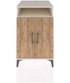 Resim Kronos Komodin 3 Raflı 2 Kapaklı 60x59x96 Aytaşı-çam Aytaşı 