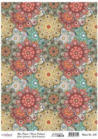 Resim Cadence Pirinç Dekopaj Kağıdı Etnik Koleksiyon Model 670 