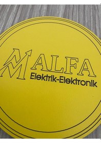 Resim 10'lu Kişiye / Şirkete Özel Logolu Bardak Altlığı Seti Lazer Kesim Kurumsal Hediye 9 Cm Sarı 