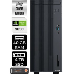 Resim Asus Expertcenter P500 Mini Tower Intel Core I7 13620H 40GB 4tb SSD RTX3050/6GB W11H Masaüstü Bilgisayar & Per4 USB Bellek P500I716512B0DP3370 