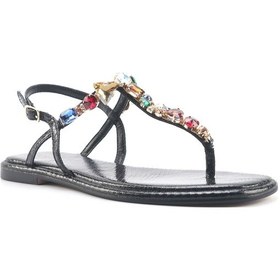 Resim Nine West Orane 5fx Siyah Kadın Düz Sandalet 000000000101929105 Siyah 