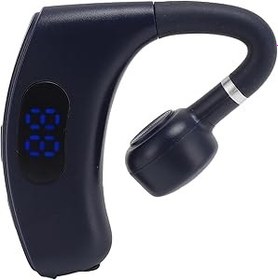 Resim Trisar Tek kulaklı kulaklık, uzun pil ömrü, kulaklık, çok fonksiyonlu gürültü azaltma, dijital göstergeli, iş, jogging, yürüyüş için (mavi) 