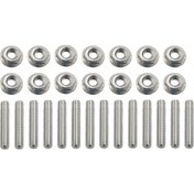 Resim Mufunye Paslanmaz Çelik Subap Kapak Cıvata Seti - Chevy 396-502 Gm Büyük Blok Motorlar İçin Tam Uyumlu Yedek Parça 