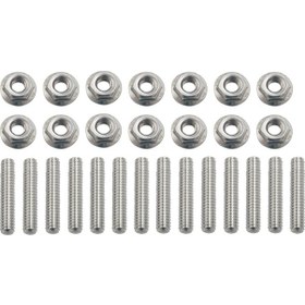 Resim Mufunye Paslanmaz Çelik Subap Kapak Cıvata Seti - Chevy 396-502 Gm Büyük Blok Motorlar İçin Tam Uyumlu Yedek Parça 