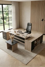 Resim Yurudesign Vario Abcf Ofis Büro Masa Takımı 3 Renk 