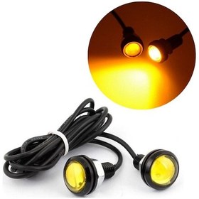 Resim Carmind Kartal Gözü Oto Ayna Altı Led Turuncu 23Mm 2 Adet 