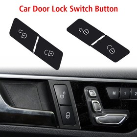 Resim Mercedes Benz C GLK W204 E Sınıfı W212 W207 için Sol Sağ Kapı Kilidi Anahtar Düğmesi Değiştirme Araba Aksesuarları Araba İçi 