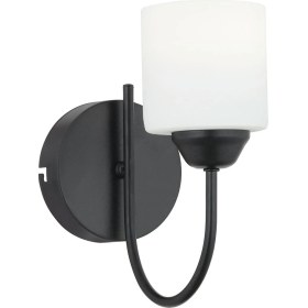 Resim Apliqa Esila Siyah Boyalı Duvar Lambası Yatak Odası-Yatak Başı-Banyo İçin Modern Aplik 