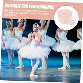 Resim BESPORTBLE Ayakkabı Burnu Şeritleri Pembe Ayakkabı Bağcıkları Yumuşak Şerit Pointe Ayakkabı Ipuçları Şerit Renkli Ayakkabı Kurdelesi Bale Ayakkabısı Şerit Yoga Ayakkabıları Kadın Tuval Düz 