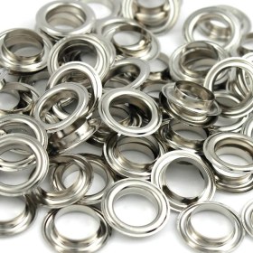 Resim Tuhafiyecimiz Kuş Gözü 28 No 1000 Adet Takım Kapsül Pullu Nikel Kuşgözü Kapsülü (Nikel) 