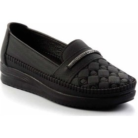 Resim Siyah Platin Kadın Loafer Ayakkabı K01621073009 Çok Renkli 