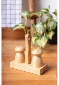 Resim Finehome Pilan Bambu Tuzluk Biberlik 