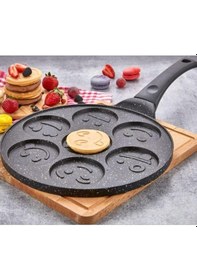 Resim Döküm Granit Emojili Pankek Tava 28 Cm Diğer 