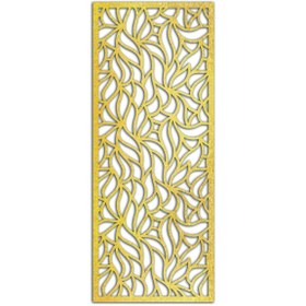 Resim Liar Dekor Liar Ahşap Seperatör (Paravan) - KSP-26 - (10 mm) - (85 cm x 210 cm) - (Gold) 