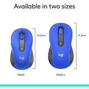 Resim logitech Signature M650 L Büyük Boy Sağ El Kablosuz Mouse Mavi 