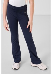 Resim Tommylife İndigo Esnek Standart Fit Basic Performans İspanyol Paça Kız Çocuk Tayt - 75193 Indigo 