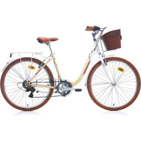 Resim Carraro Julıana 430H 7-V Vb 26 Jant Bayan Şehir Bisikleti Beyaz Bej 