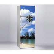 Resim 444magaza Buzdolabı Sticker Deniz Ev 