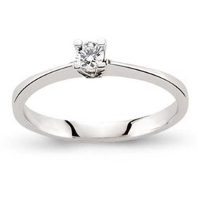 Resim BİLEZİKHANE Tektaş Pırlanta Yüzük 0,15 Ct G-vs 2,15 Gram 18 Ayar Altın 