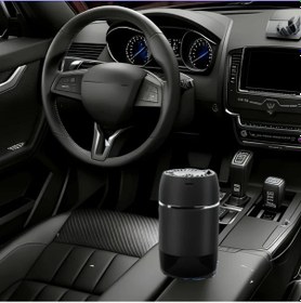 Resim Honeybeeshop Siyah Şarj Edilebilir Usb Aroma Difüzör 4 Zamanlayıcı 3 Püskürtme Yoğunluğu Ev Araba Ofis Seyahat 