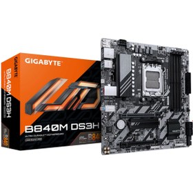 Resim Gigabyte B840M DS3H, 4xDDR5, 2xM.2, 2xDP, HDMI, Type-C, AM5 Soket GAMING Anakart 