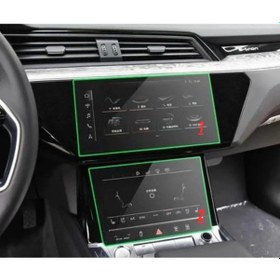 Resim Audi E-tron 2022 2023 Multimedya Çift Ekran Uyumlu Nano Ekran Koruyucu 