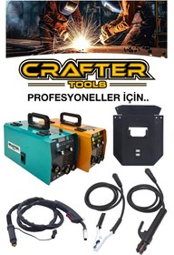 Resim CRAFTERTOOLS Germany 300 Amper Mma-tıg-mıg 3 Fonksiyonlu Invertör Ve Gazsız Gazaltı Kaynak Makinesi M300 