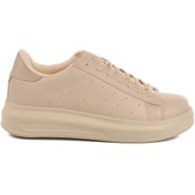 Resim AYAKMOD Ekru Bağcıklı Kadın Sneaker 156 G 