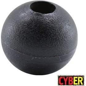 Resim M8 Somunlu Çap 27 Plastik Top Sıkma Kolu 