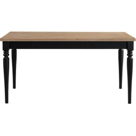 Resim Mobilya Baba Star Siyah Yemek Masası 125CM 
