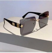 Resim Fastbuy Çerçevesiz Kare Güneş Gözlüğü 2024 Modeli Yeni Büyük Boy Şık Degrade Gözlük 