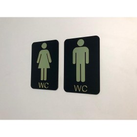 Resim 3ALAZERPLEKSİ WC YÖNLENDİRME TABELA 2ADET 