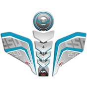 Resim GP KOMPOZİT Gp Kompozit Tank Pad Seti Turkuaz Cf Moto 250 Nk 2018-2021 