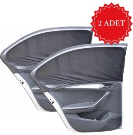 Resim Hasby 2 Adet Araba Yan Cam Güneşlik Oto Yan Cam Perde Araç Arka Yan Cam Perdesi Anne Bebek Emzirme Perdesi 