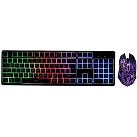 Resim Moveevo E-spor Oyun Klavye Fare Seti - Rgb Işık, 19 Tuş Çakışmasız, Su Geçirmez, 800-2400 Dpı, Multimedya Tuşları Diğer 