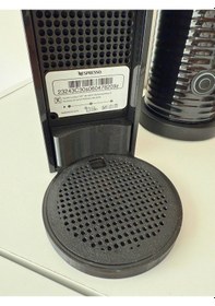 Resim Nespresso Bardak Altlığı 10 Cm Düşük Profil Su Damlama Haznesi Siyah 