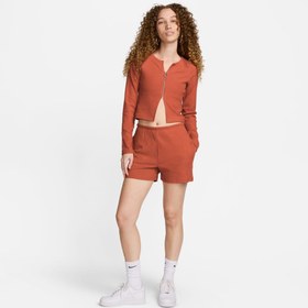 Resim Nike Sportswear Chill Knit Kadın Turuncu Eşofman Üstü 