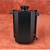 Resim Hightower Siyah Gümüş Yüksek Kaliteli 67.63oz Alüminyum Radyatör Genleşme Tankı 