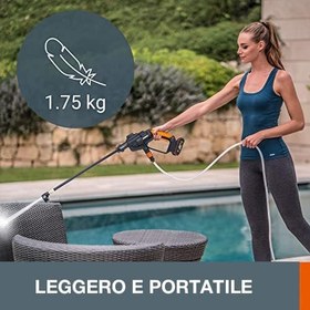 Resim WORX WG620E 20Volt 2.0Ah. Li-ion 24 Bar Basınçlı Yıkama Tabancası 