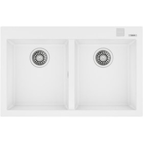 Resim Teka Forsquare 790 Tg Beyaz Granit Eviye 