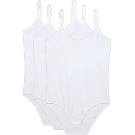 Resim Royaleks 3 Adet İp Askılı Kadın Çıtçıtlı Body Beyaz Çok Renkli 