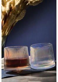 Resim Mose Luster 2'li 360 Derce Dönerli Viski Meşrubat Bardağı Japon Style 160ml 