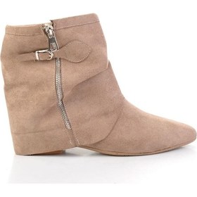 Resim Vizon Hakiki Deri Kadın Bot & Bootie K02678021002 Vizon 