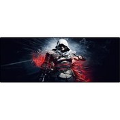 Resim SGE TEKNOLOJİ 70x30 cm Assassin Dikişli Kaydırmaz Taban Speed Ver. Mouse Pad Oyuncu Gaming 