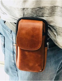 Resim albenitak Huawei Mate 30 Lite Bele Kemere Takılan Fermuarlı Hakiki Deri Kılıf (siyah) 