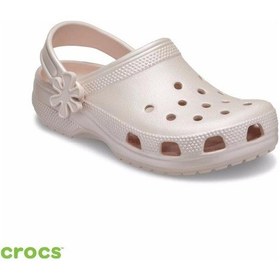 Resim Crocs 212815-6ur Classıc Pearl Shıne Clog Çocuk Spor Terlik Sandalet Bej 